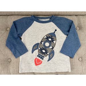 Rocket Baseball Tee - Size 24 Months